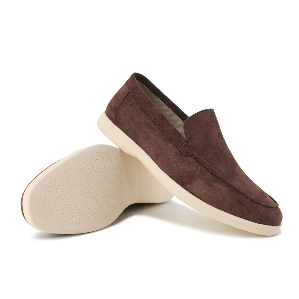 Elias | Męskie zamszowe loafersy w luksusowym stylu