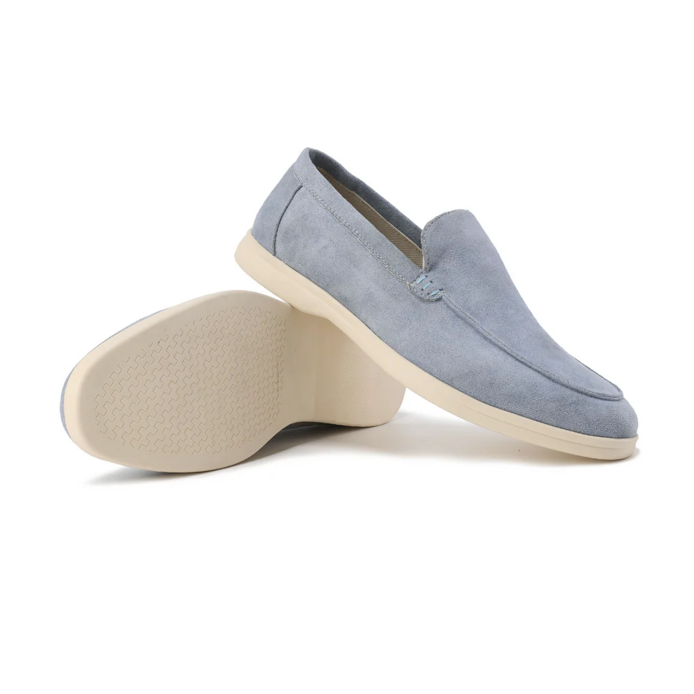 Elias | Męskie zamszowe loafersy w luksusowym stylu