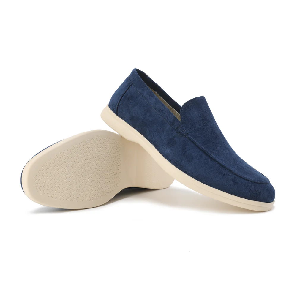 Elias | Męskie zamszowe loafersy w luksusowym stylu