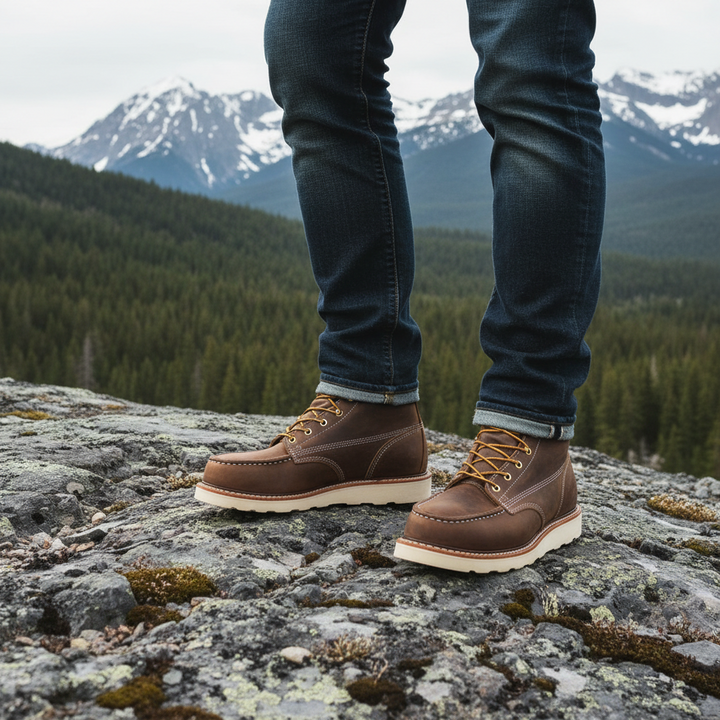 Heren Workboots 6-Inch Moc-Toe – Skórzane Buty Robocze