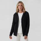 Damen Rippstrik Zip-Up Hoodie Cardigan – Oversized Full-Zip Stil
