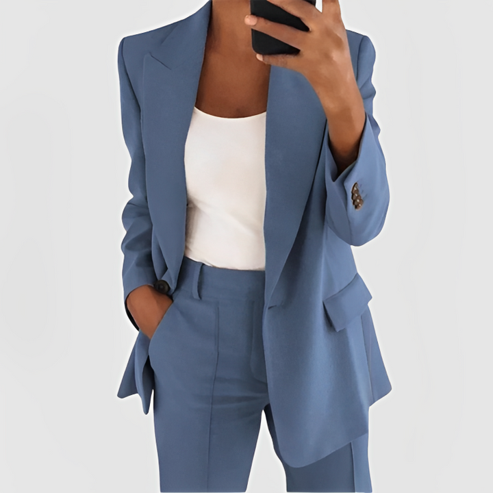 Everly | Blazer- og buksedragt-sæt