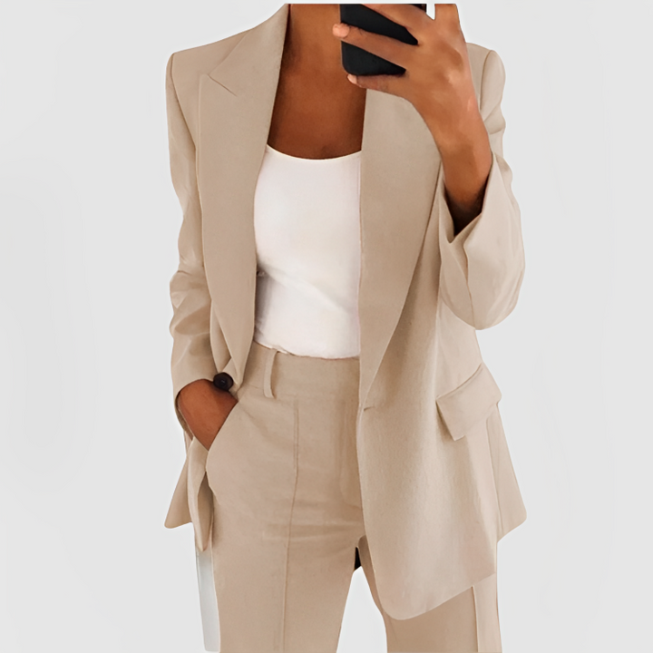 Everly | Blazer- og buksedragt-sæt