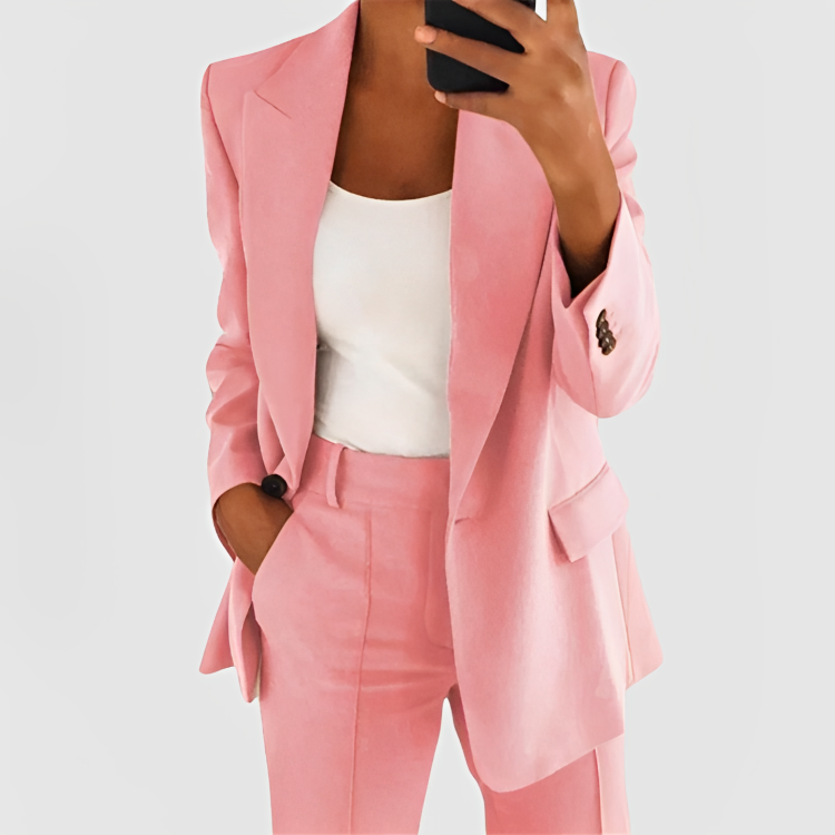 Everly | Blazer- og buksedragt-sæt
