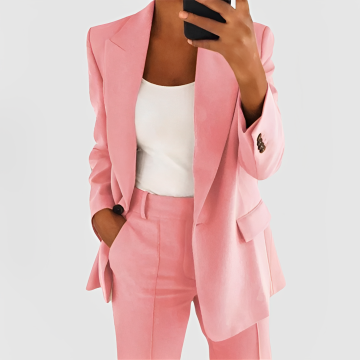 Everly | Blazer- og buksedragt-sæt