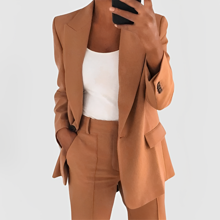 Everly | Blazer- og buksedragt-sæt
