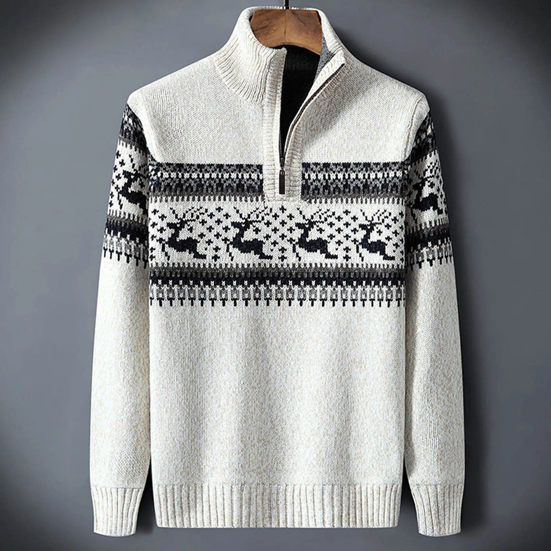 Sweter męski z długim rękawem
