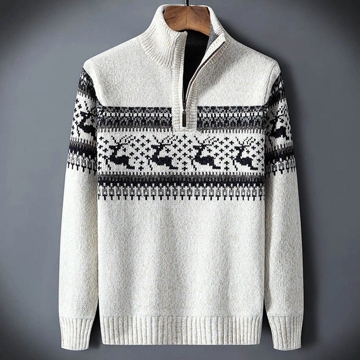 Sweter męski z długim rękawem