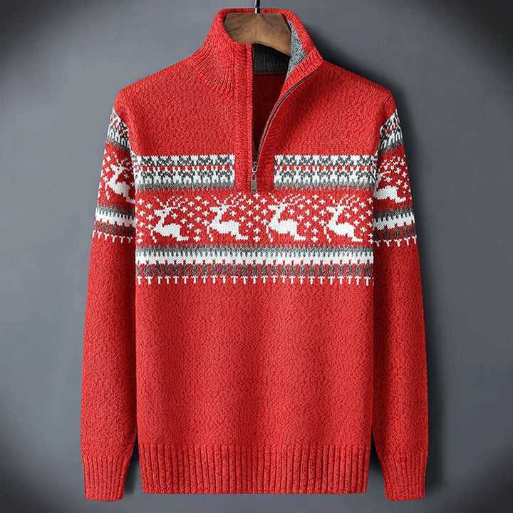 Sweter męski z długim rękawem