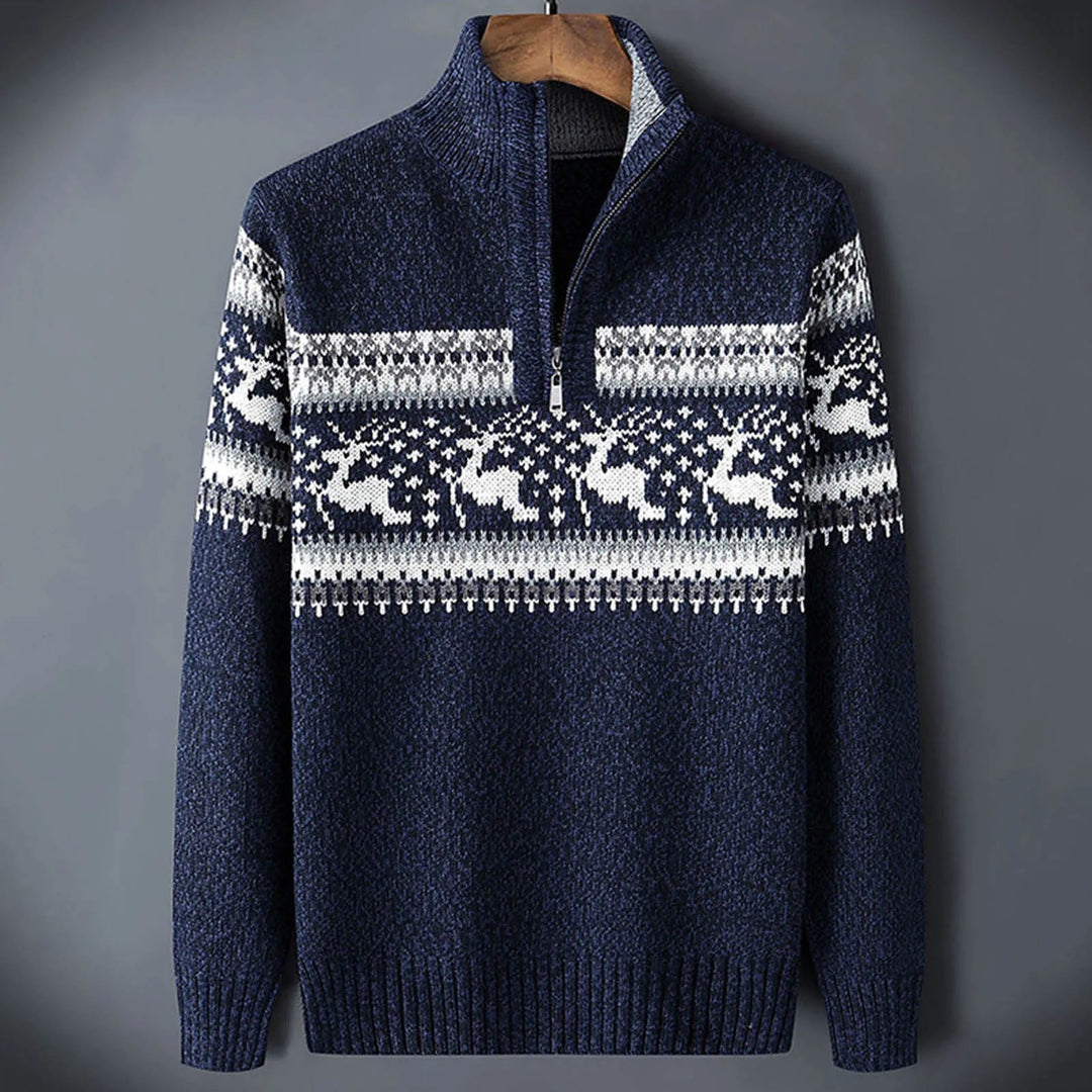 Sweter męski z długim rękawem