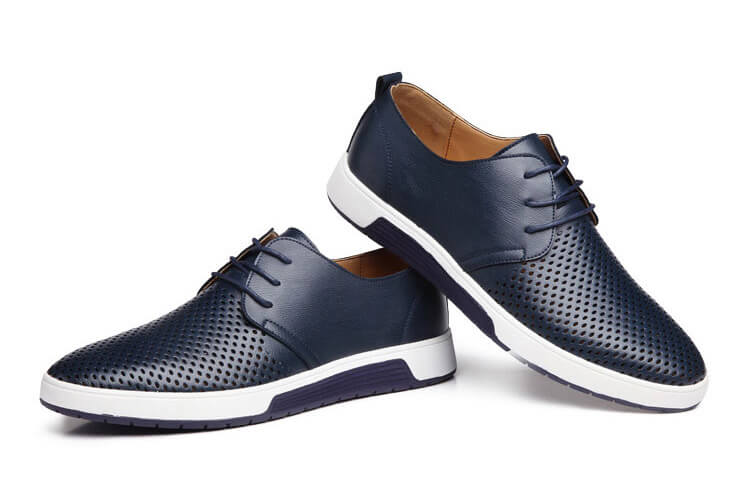 Oxford Skórzane Buty Casual