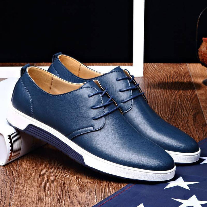 Oxford Skórzane Buty Casual