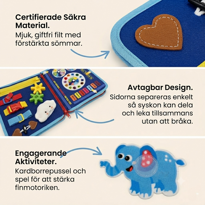 Restovea™ Montessori aktivitetsbræt