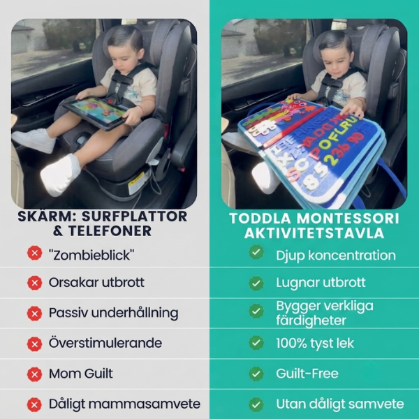 Restovea™ Montessori aktivitetsbræt